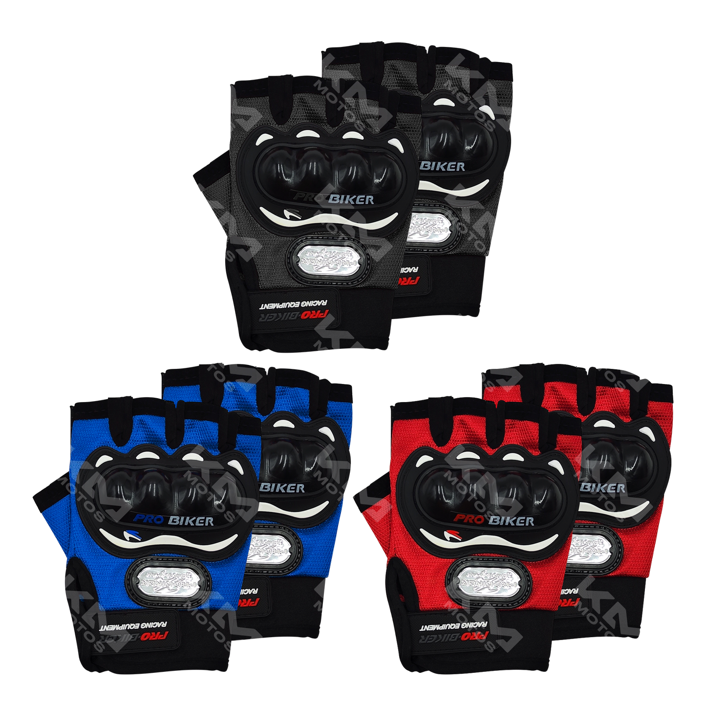 GUANTES PROBIKER CORTOS + PROTECCION - KMMOTOSHN