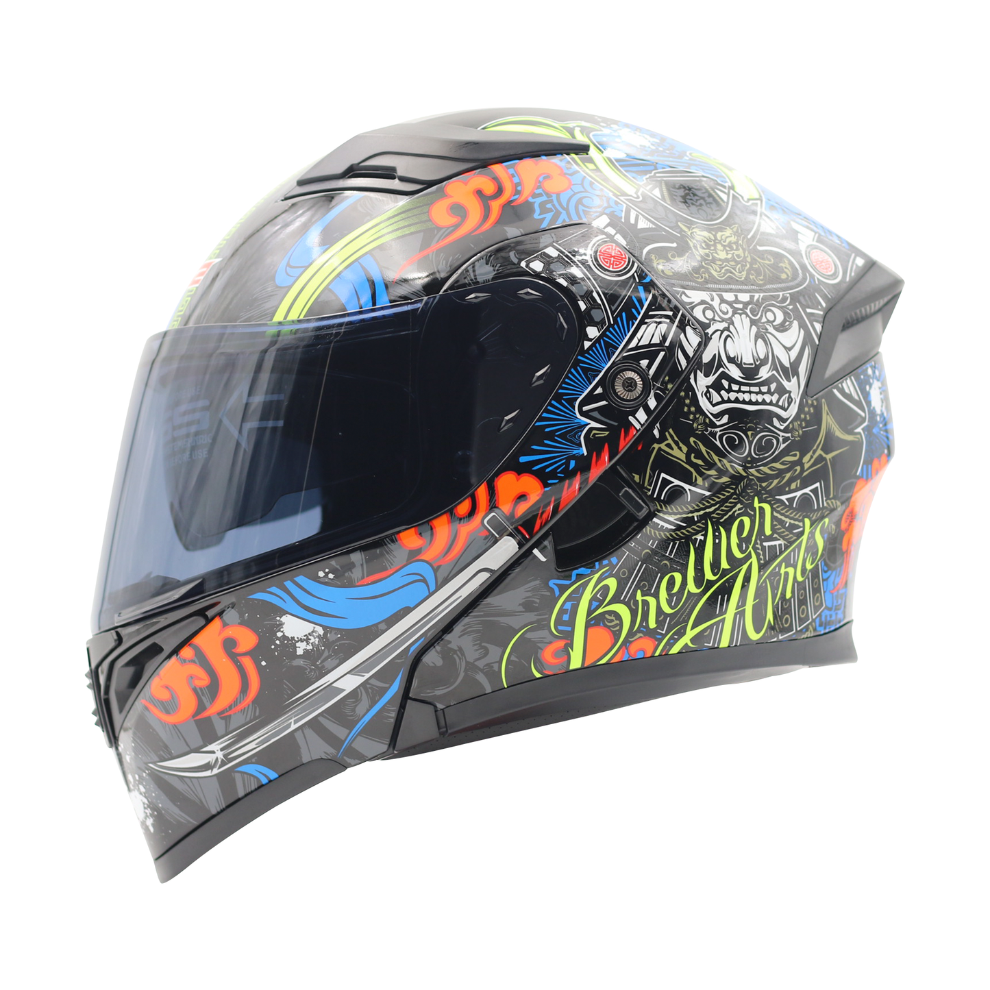 Casco Mudular Multicolor ART Samuray MH90 HS2 D.V. Visera Oscura "L"