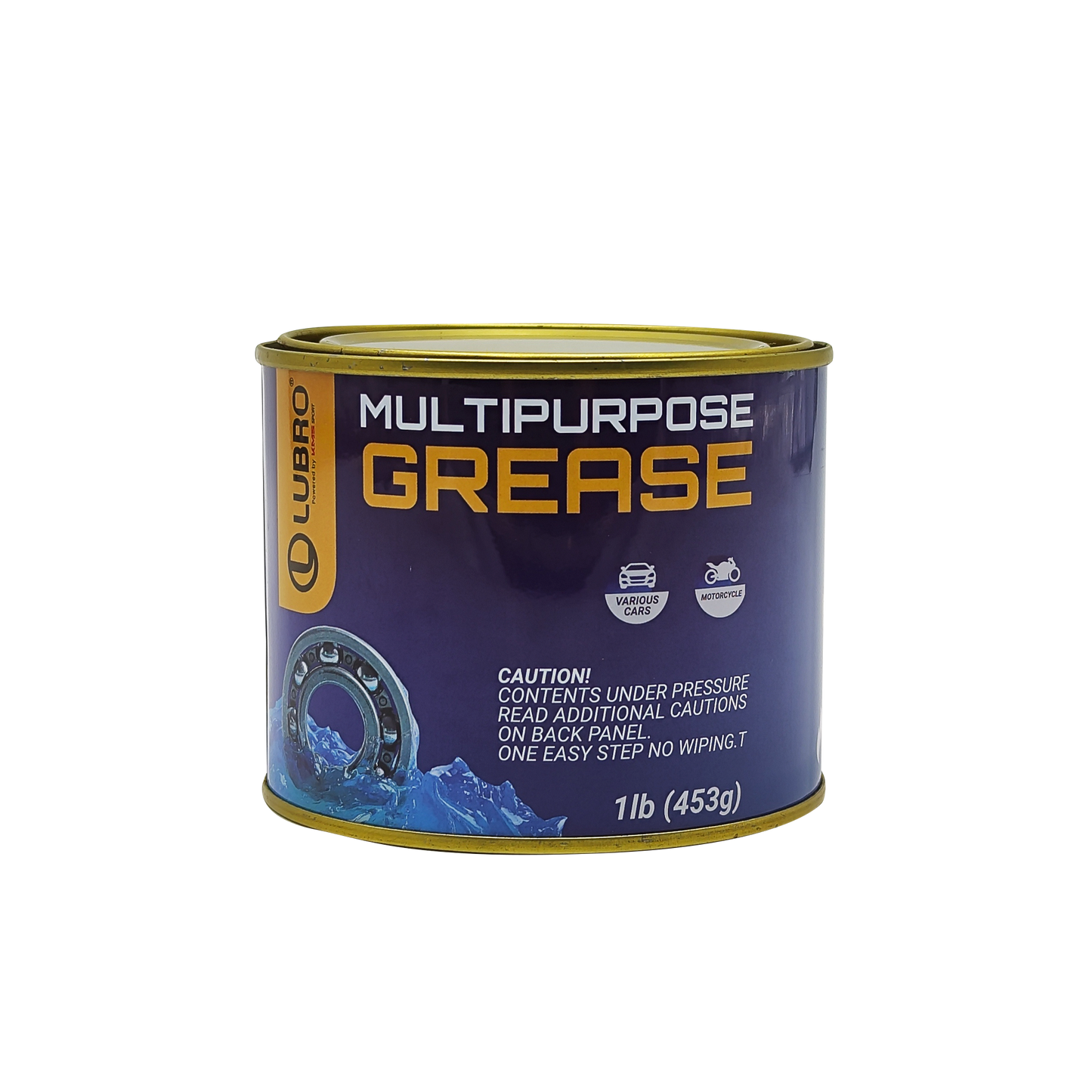 GRASA EN PANA MULTIUSOS 1LB #3 LUBRO KMS - KMMOTOSHN