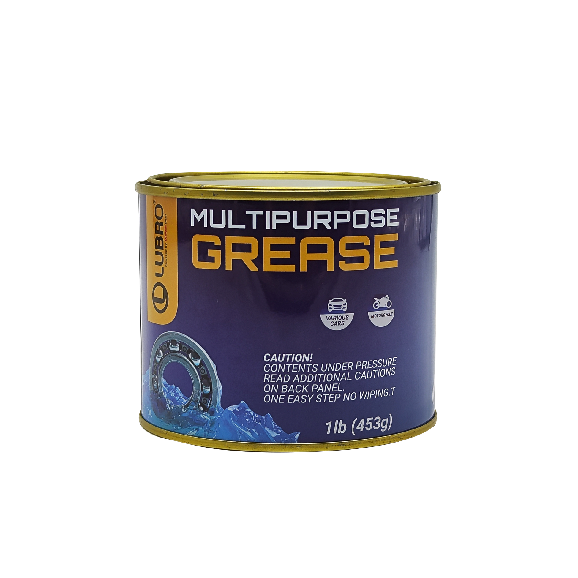 GRASA EN PANA MULTIUSOS 1LB #3 LUBRO KMS - KMMOTOSHN