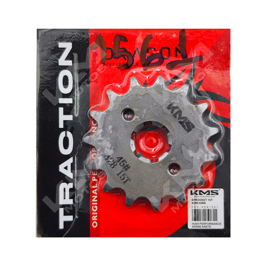 SPROCKET 15T YBR125 -428H  KMS