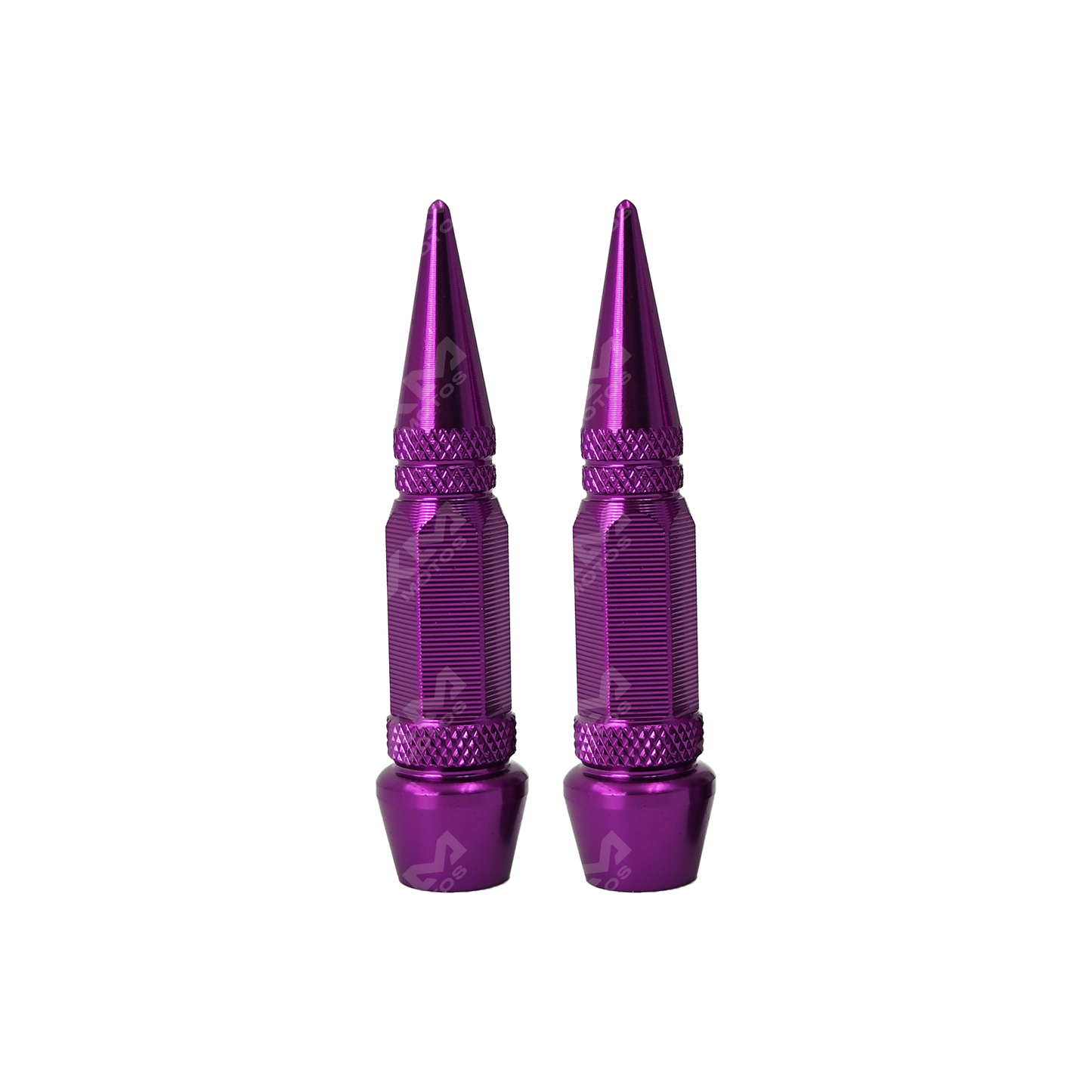 TAPON DE VALVULAS RACING 60MM PAR MORADO