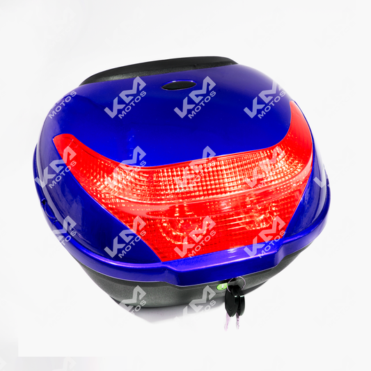 MALETERO O BAUL PARA MOTO AZUL LS01