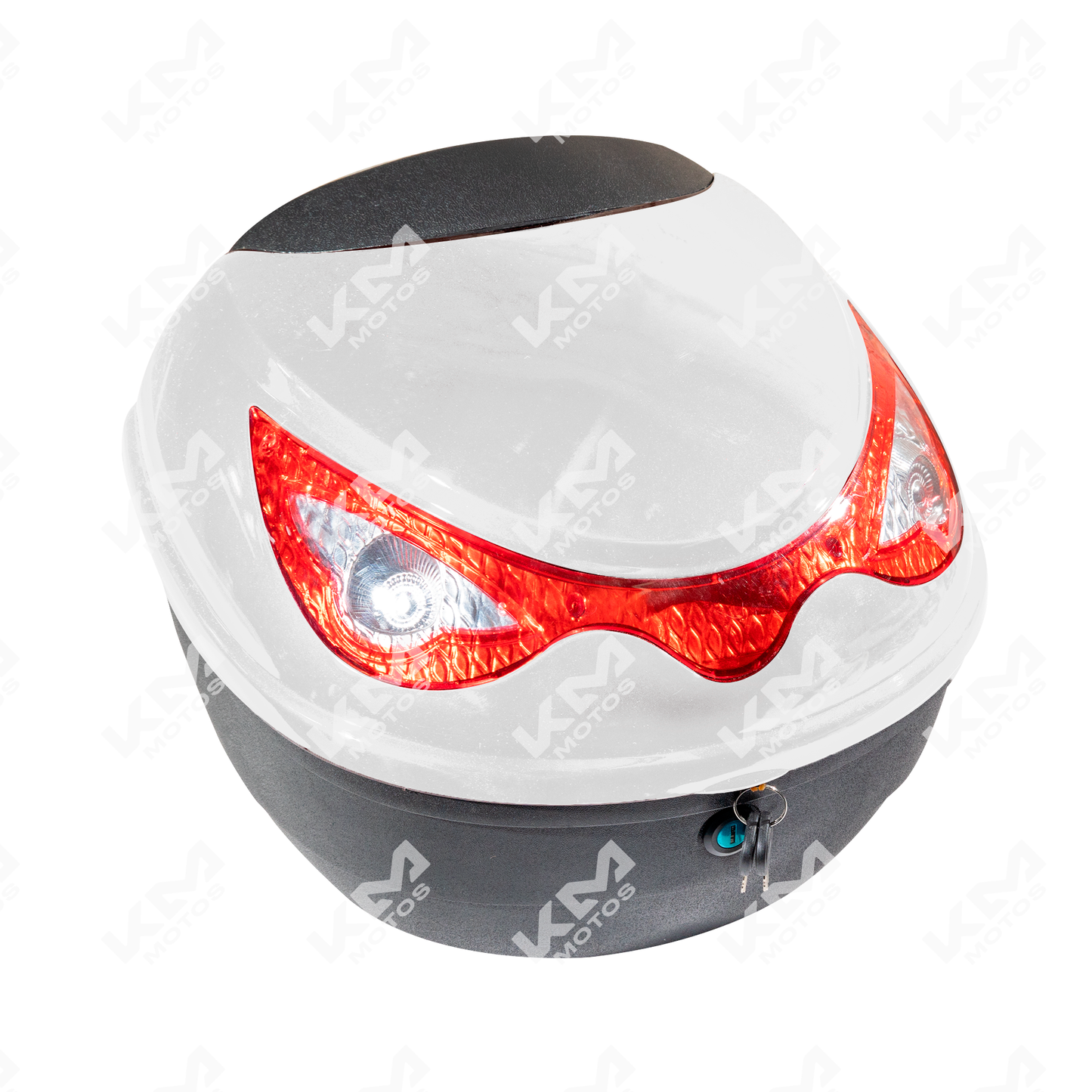 MALETERO O BAUL PARA MOTO BLANCO LS02