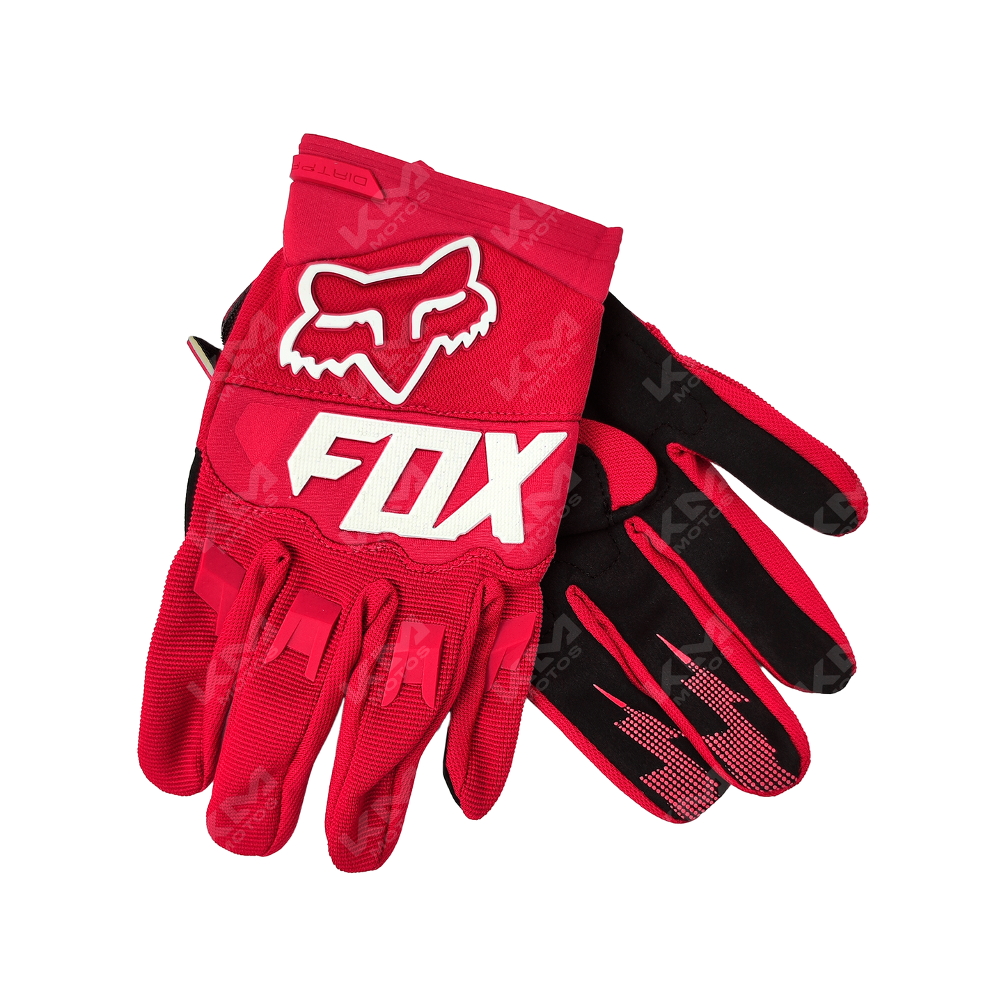 GUANTES FOX + PROTECCION ROJO