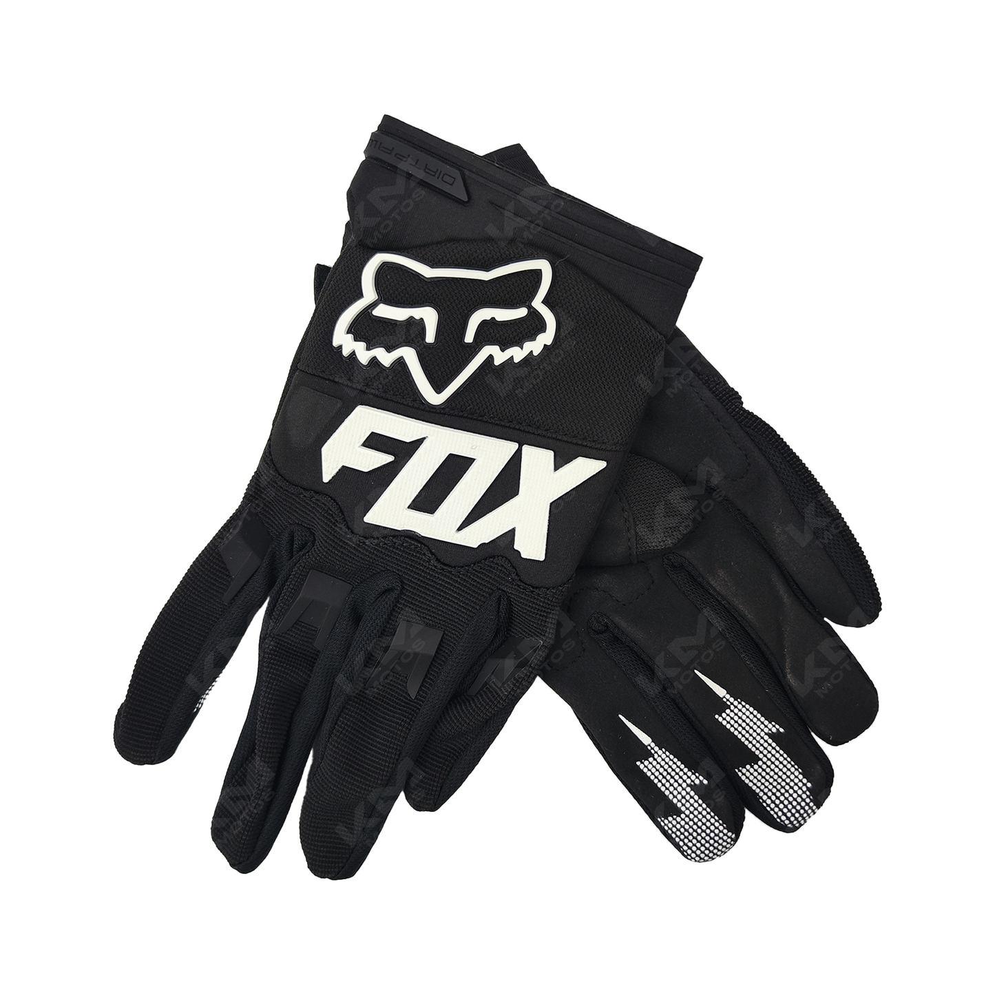 GUANTES FOX + PROTECCION NEGROS