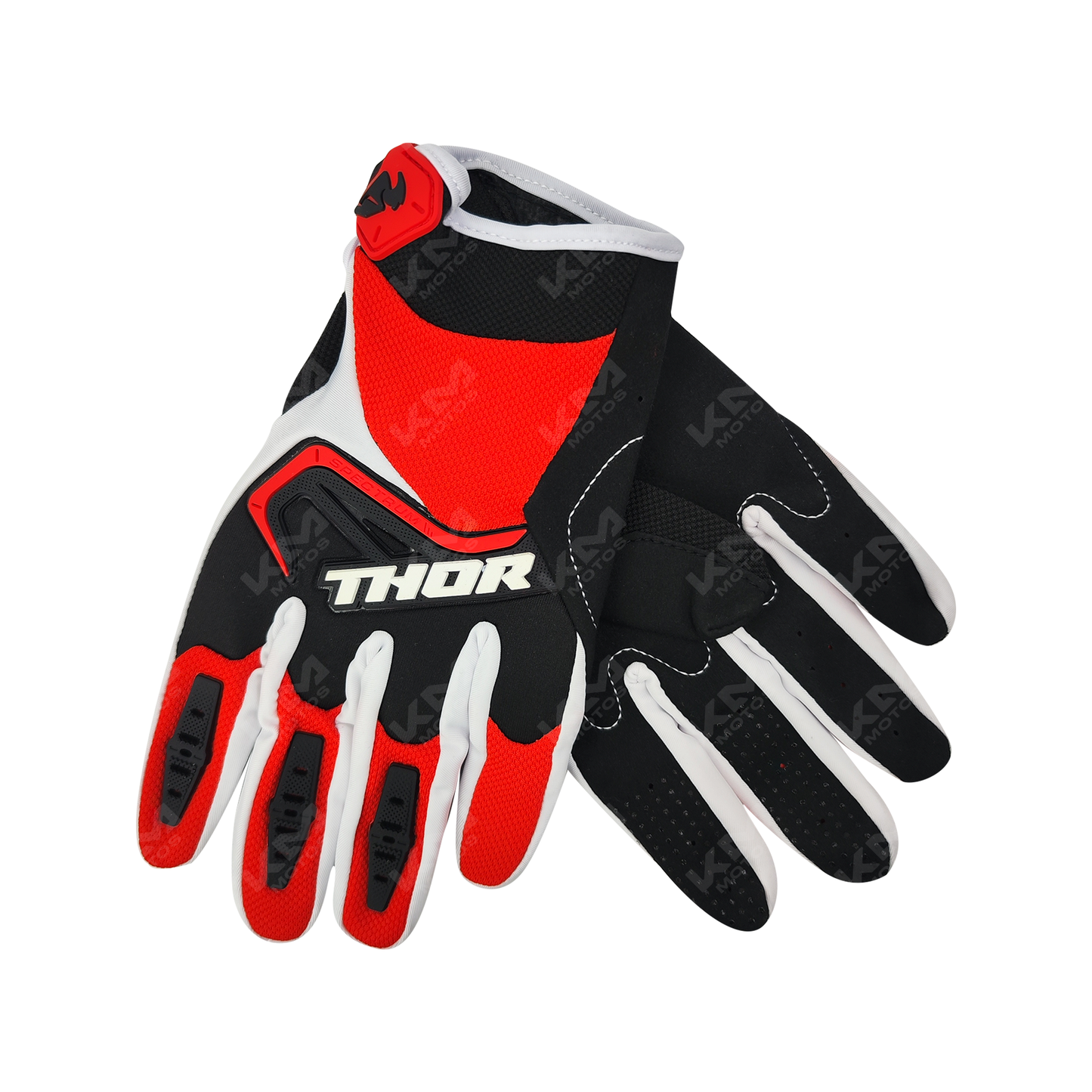 GUANTES THOR ROJO + PROTECCION