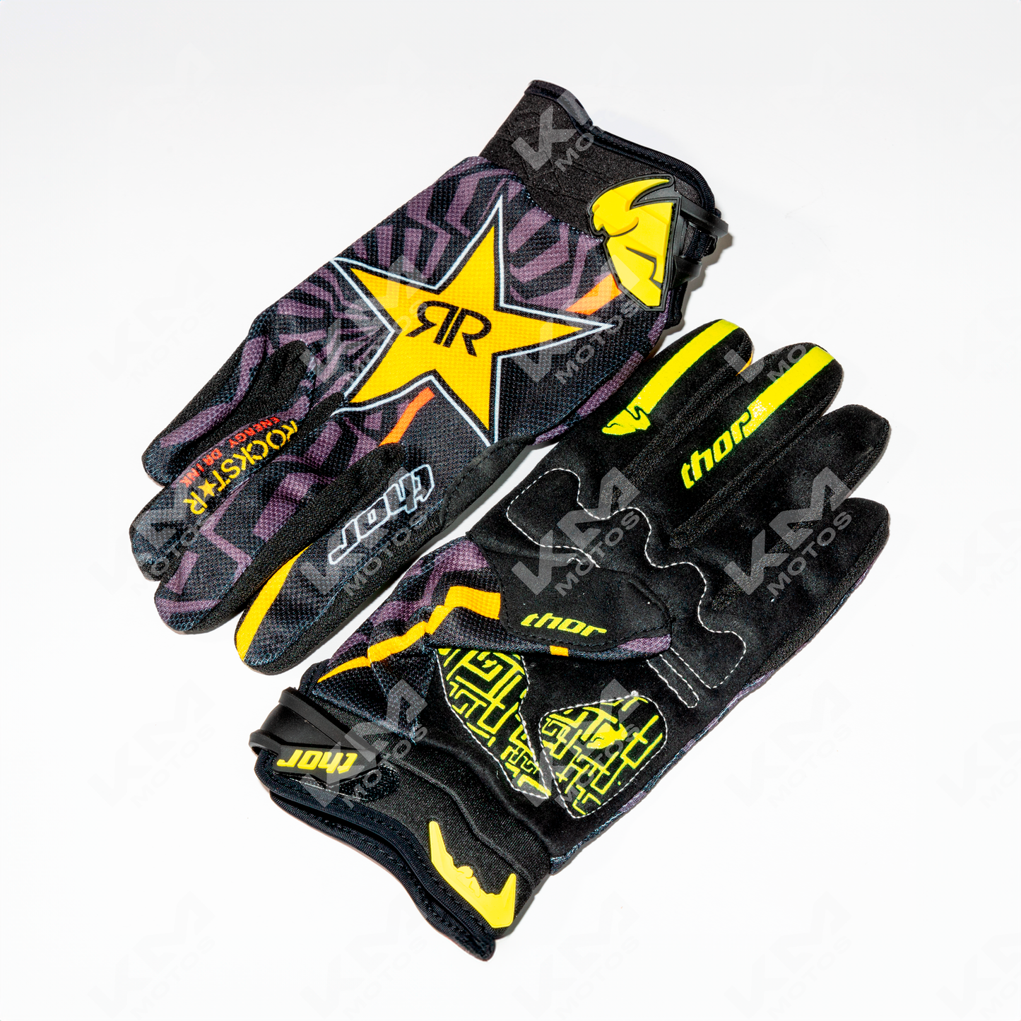 GUANTES ROCKSTAR + PROTECCION