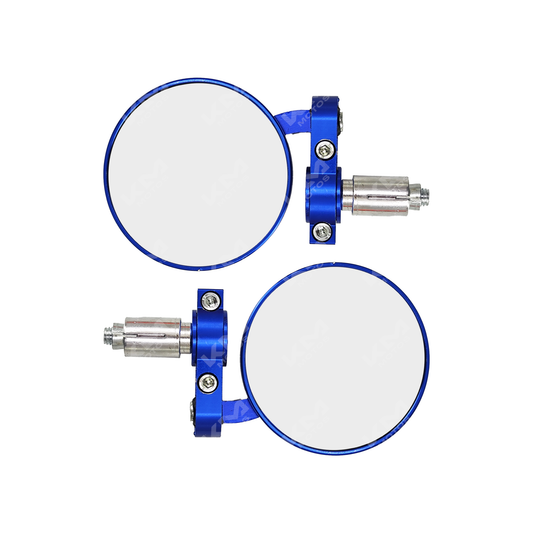 RETROVISORES REDONDOS DE CONTRAPESA + AJUSTE AZUL