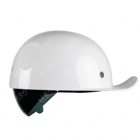 CASCO GORRITA BLANCO SOLID (PANDILLERO) + VISERA DOT WLT319 HS2 "XL"