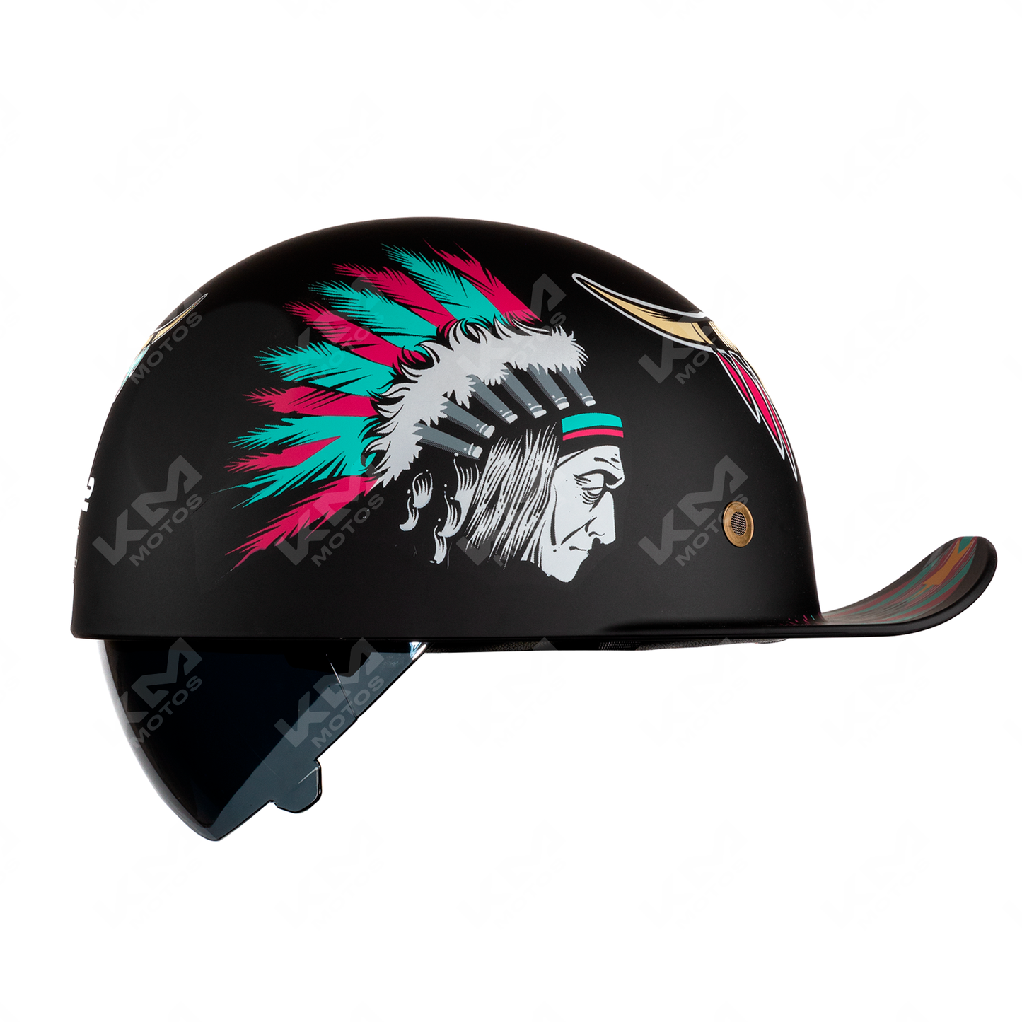 CASCO GORRITA NEGRO INDIO (PANDILLERO) + VISERA DOT WLT319 HS2 "XL"