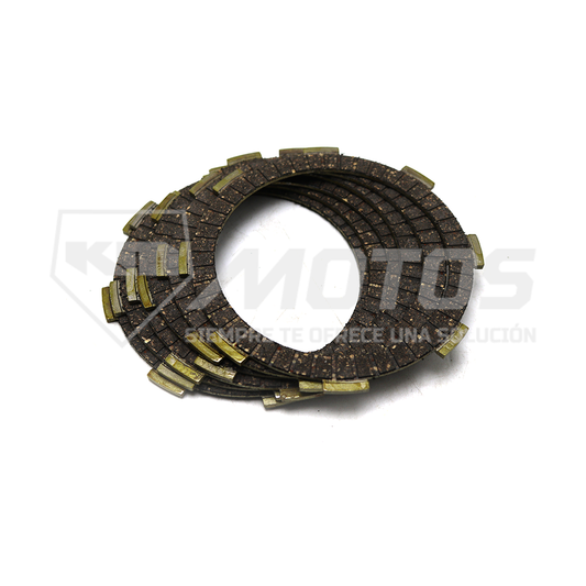 DISCOS DE CLUTCH KMF ZX250R/GXT250R (6 UNIDADES)