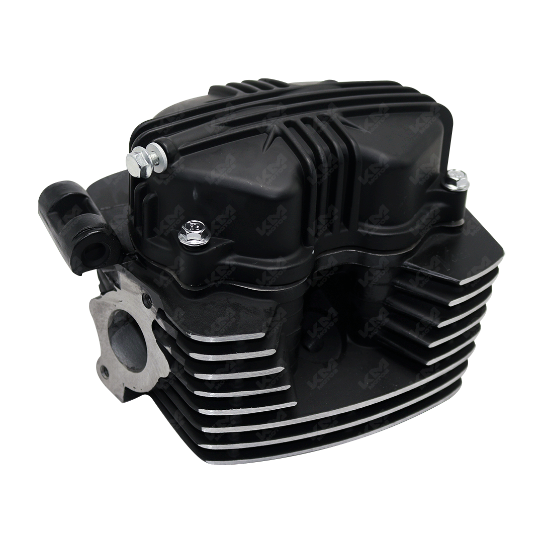 CULATA COMPLETA KMF ZX200L (COLOR NEGRO) - KMMOTOSHN