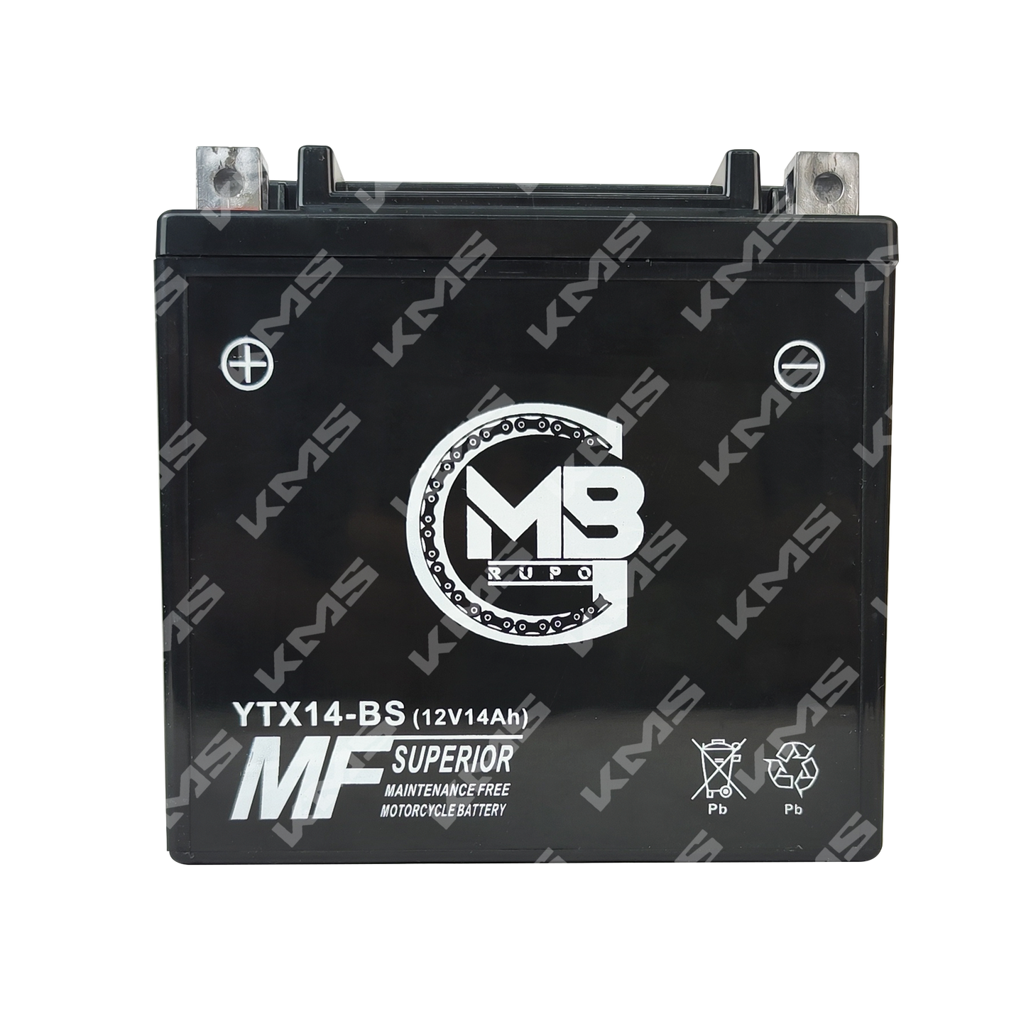 BATERIA 12N14-BS/YTX14-HL SELLADA - KMMOTOSHN