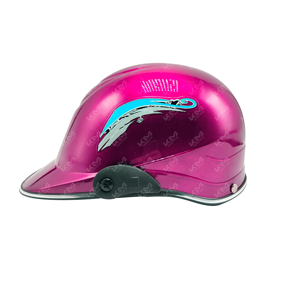 CASCO DE GORRITA (PANDILLERO) ROSADO - KMMOTOSHN