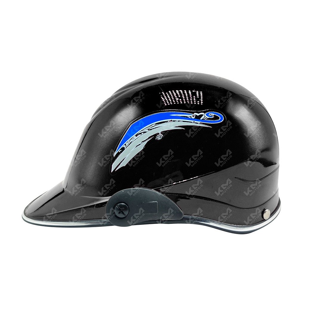 CASCO DE GORRITA (PANDILLERO) NEGRO - KMMOTOSHN