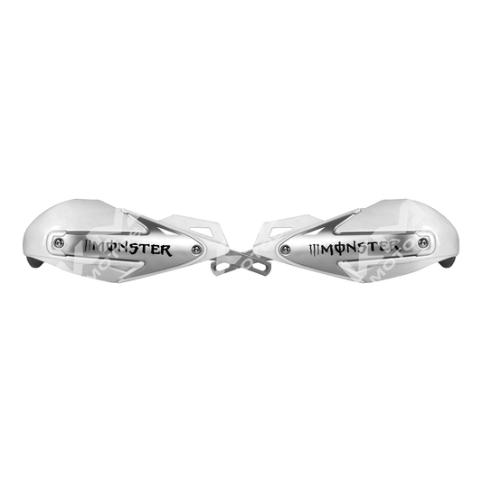 Protector De Puños Monster Mas Metal Blanco - KMMOTOSHN