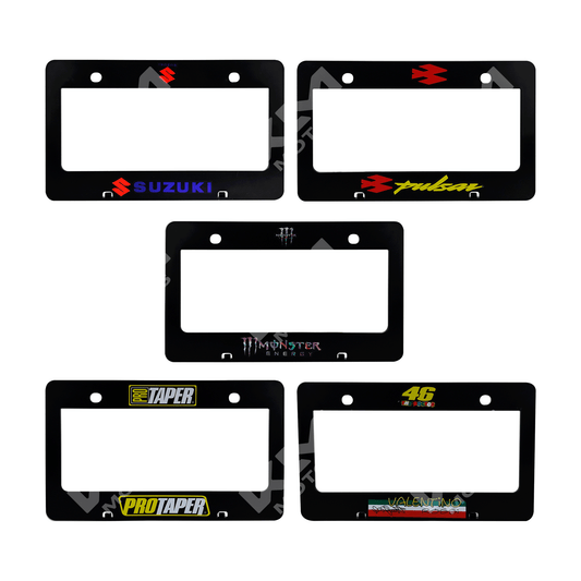 PORTA PLACA PLASTICO UNIVERSAL (COLORES VARIOS) - KMMOTOSHN