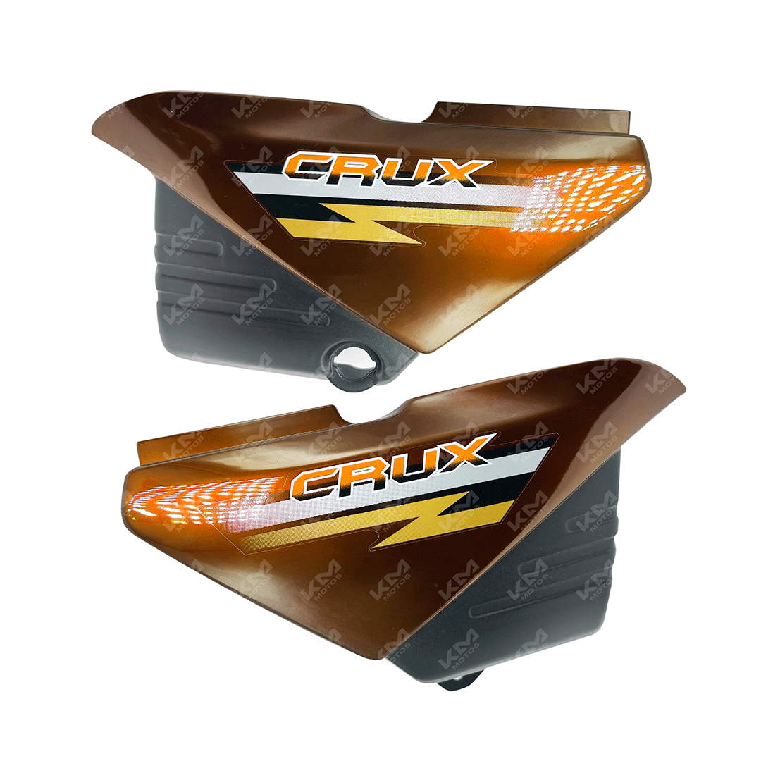 TAPADERAS LATERALES ZX150L/ZX200L NARANJA - KMMOTOSHN