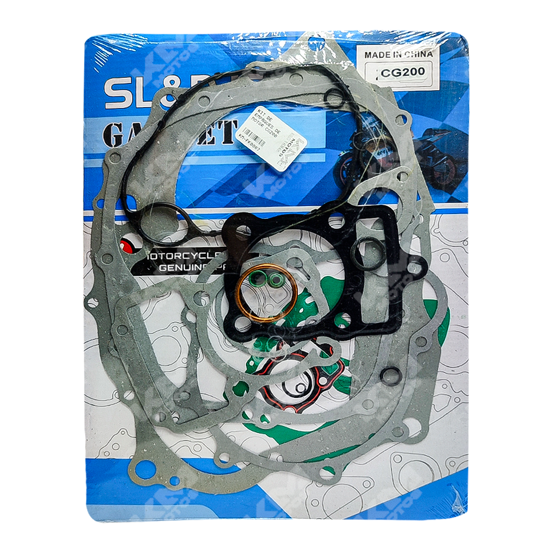 KIT DE EMPAQUES DE MOTOR CG200 - KMMOTOSHN