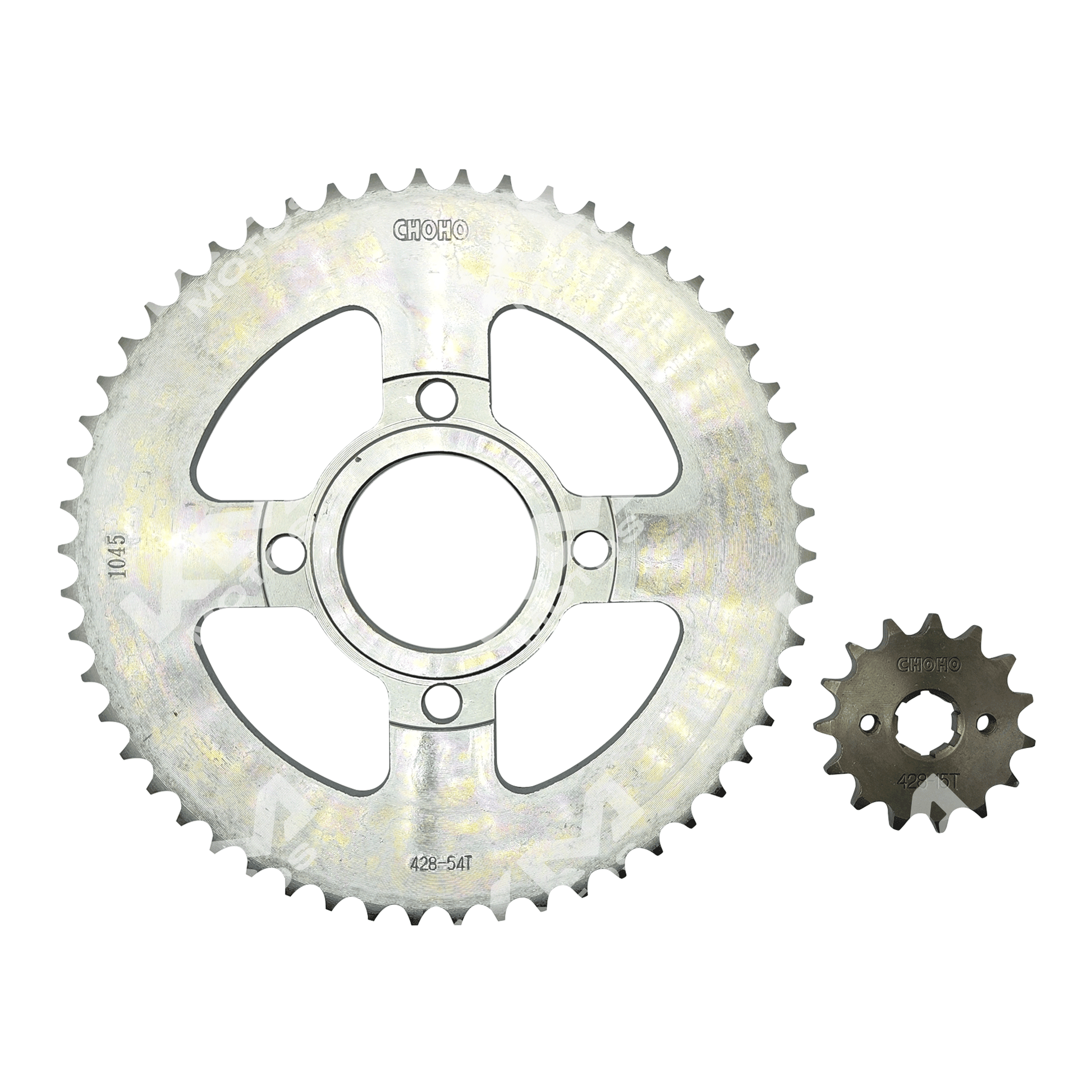 1/2 KIT DE TRACCION CG150/FT150/BUJES 54T/15T 428H OEM CHOHO - KMMOTOSHN