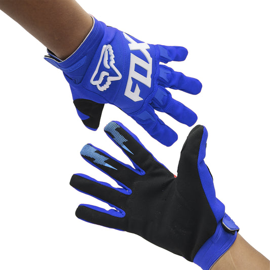 GUANTES FOX LARGOS AZUL