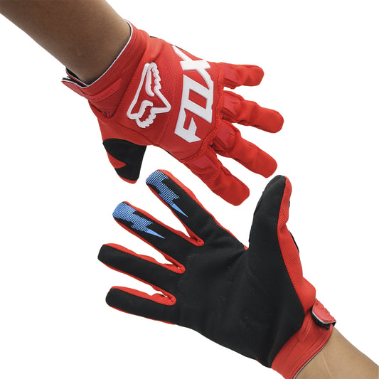 GUANTES FOX LARGOS ROJO