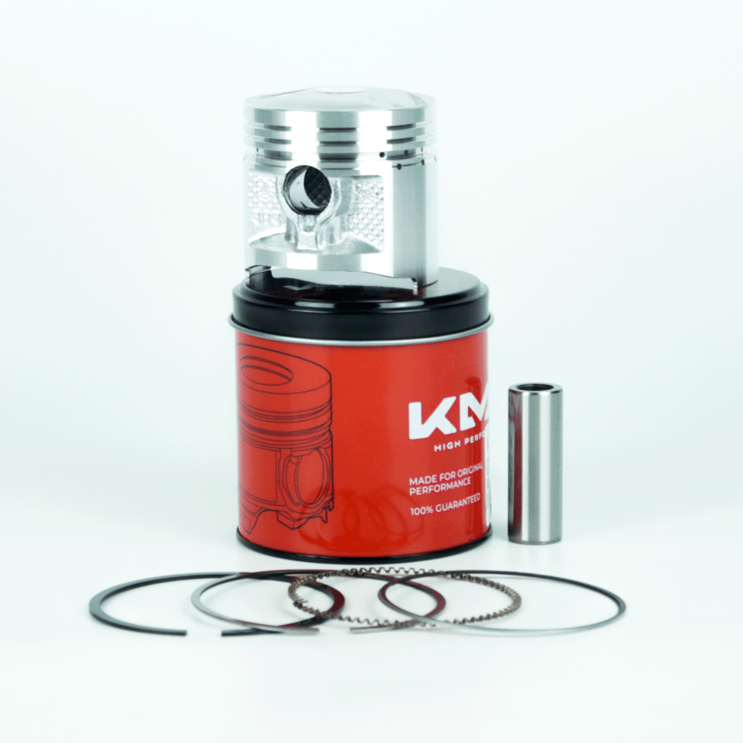 KIT DE PISTON (CAJA METAL) CG125/HJ125 - KMMOTOSHN