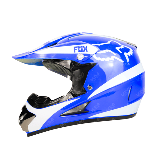 CASCO CROSS + DISENO FOX MULTICOLOR (S/M/L/XL/XXL) KMS