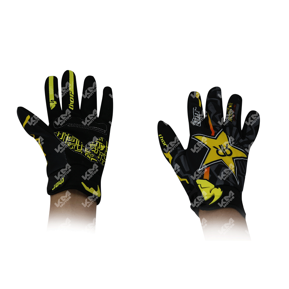 GUANTES ROCKSTAR + PROTECCION KMS