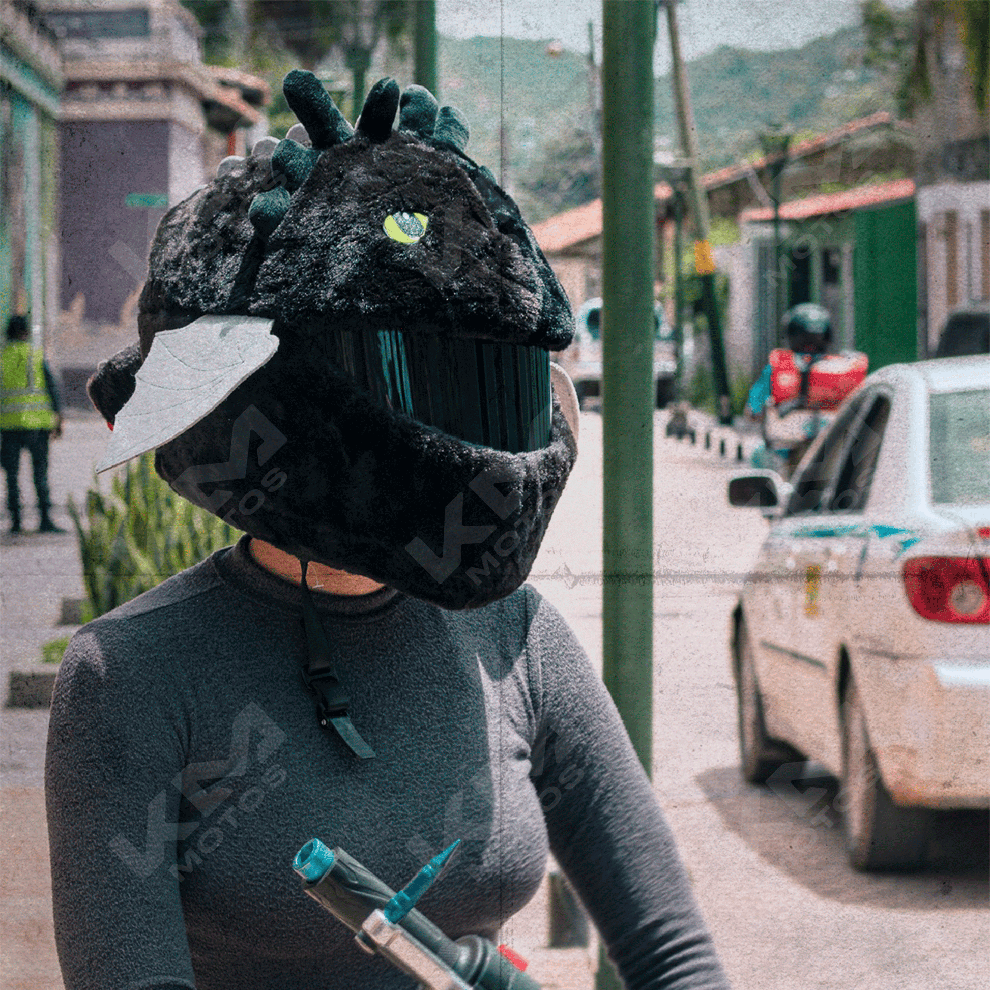 Funda Negra Para Casco De Moto Genérico - Tienda Moto Rider México, funda  casco moto