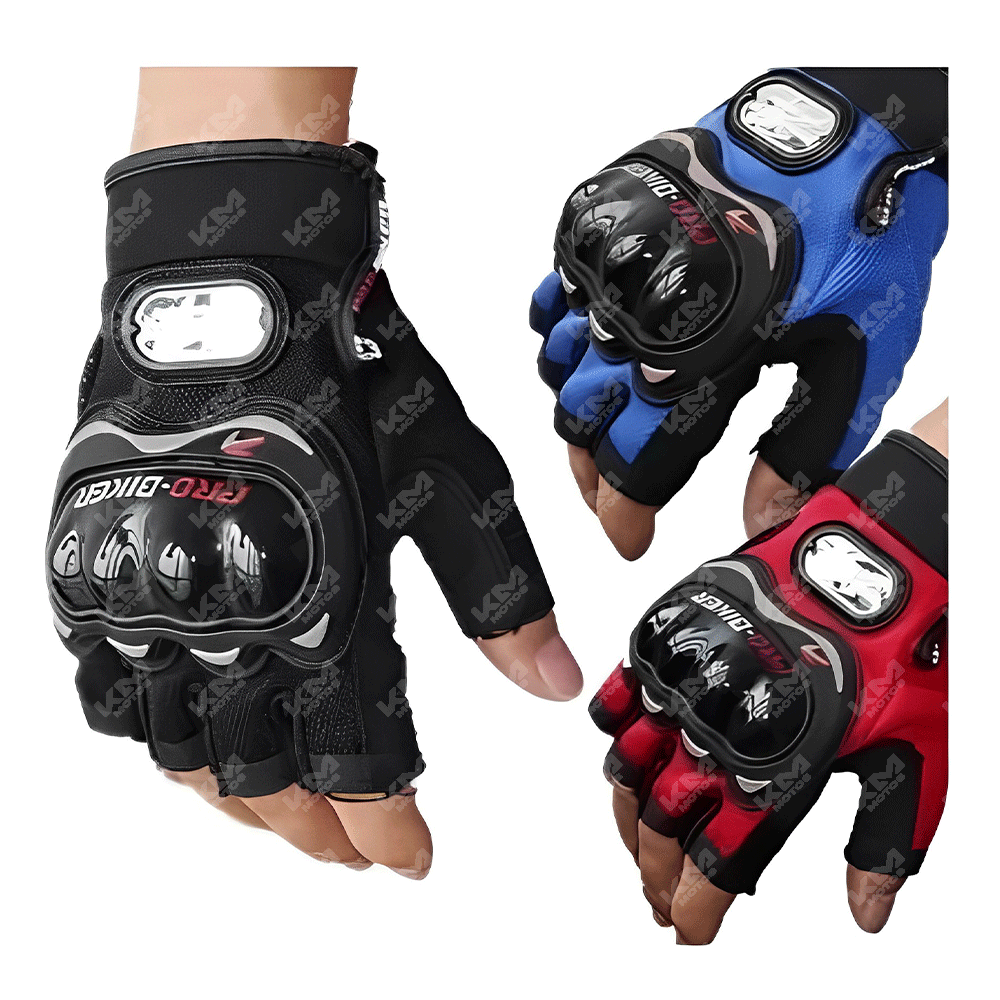 GUANTES CORTOS + PROTECCION PROBIKERS KMS - KMMOTOSHN