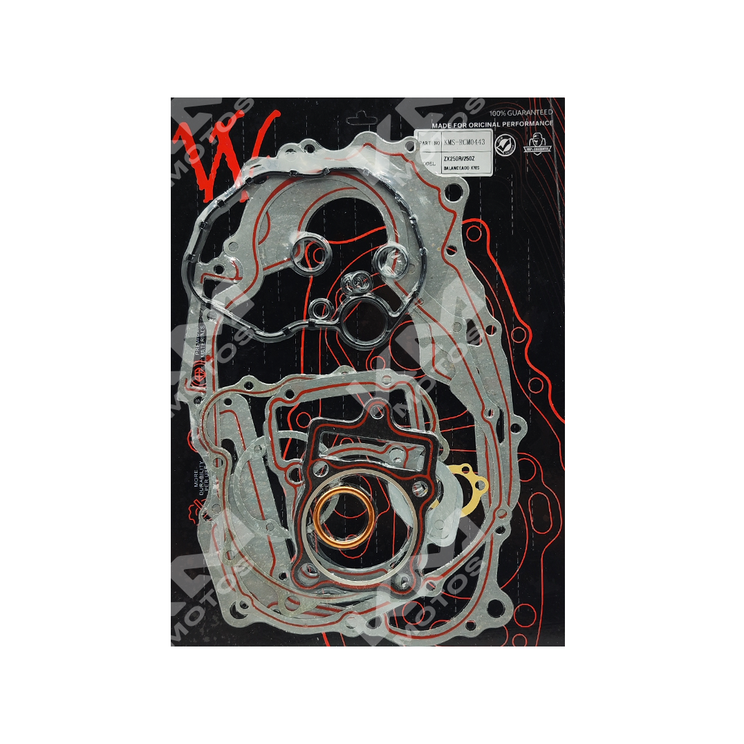 EMPAQUES DE MOTOR ZX250R/GXT250R/GSR4/250Z WIMMA KMS - KMMOTOSHN