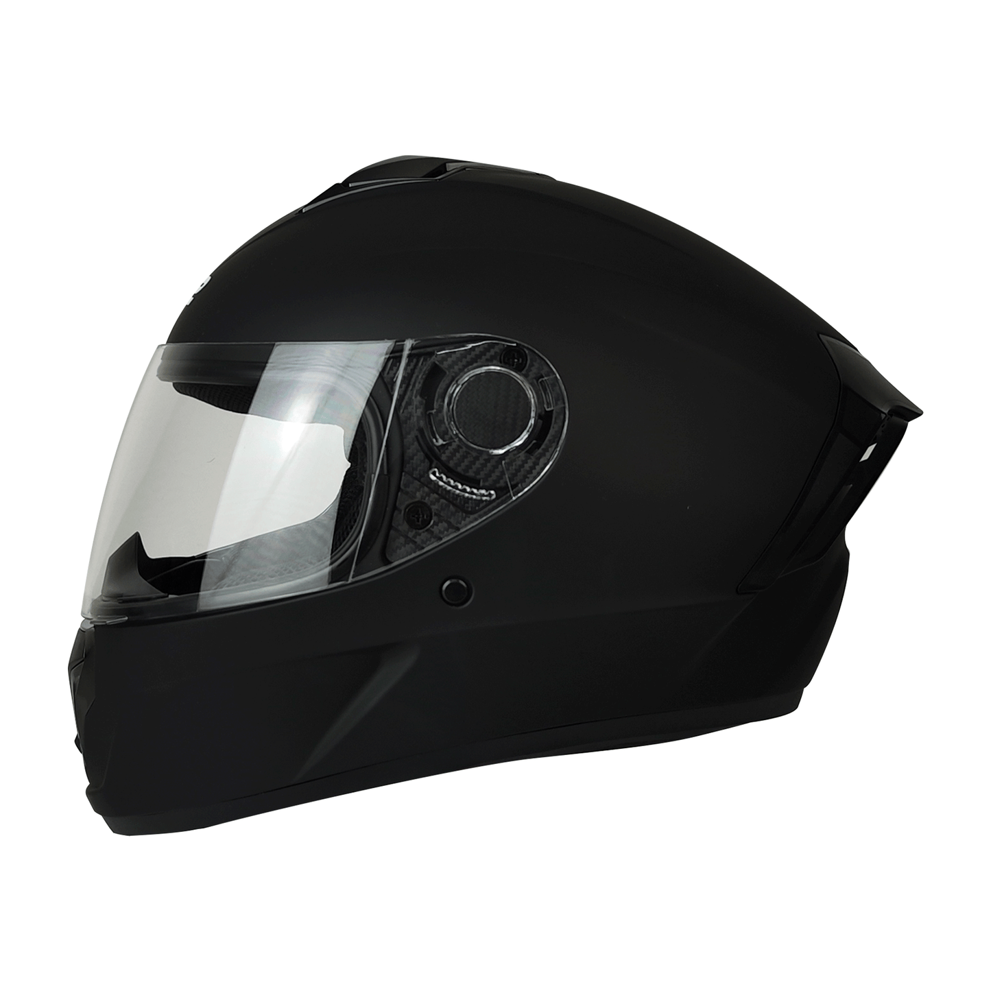 CASCO CERRADO NEGRO MATE DOT SOLID KMS "XL" - KMMOTOSHN