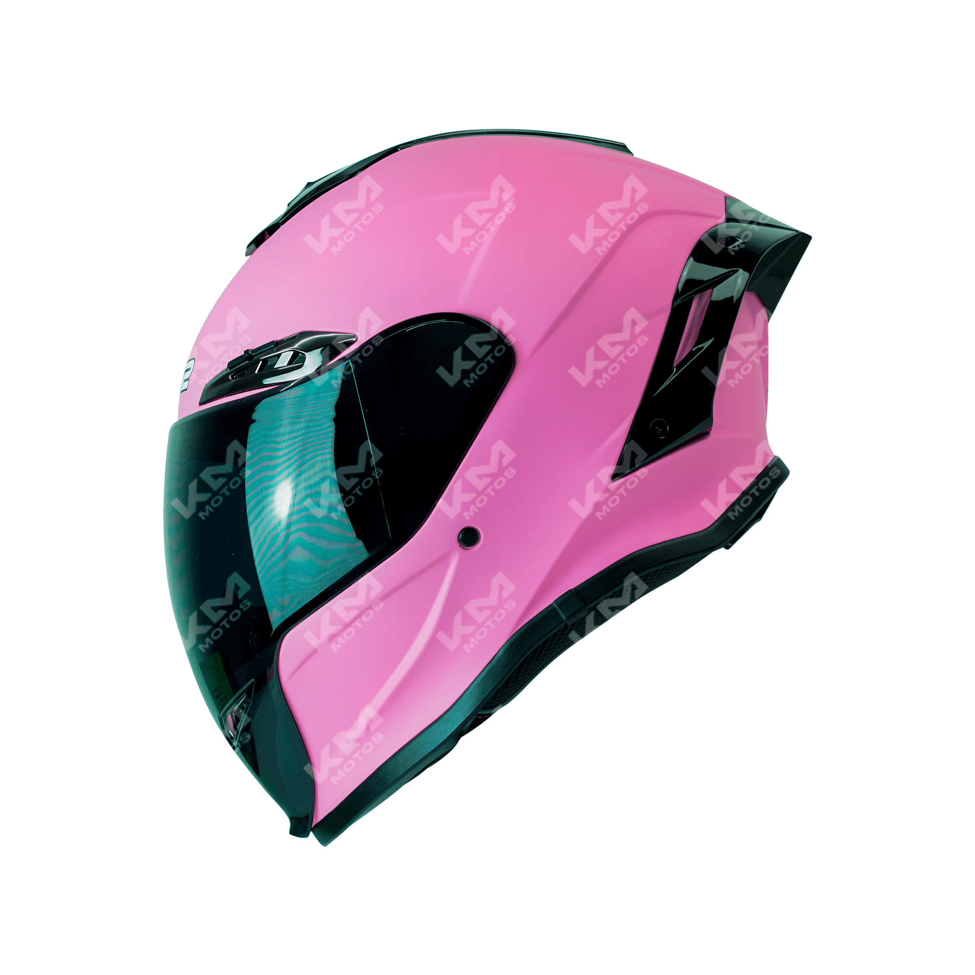 Casco de best sale moto rosado