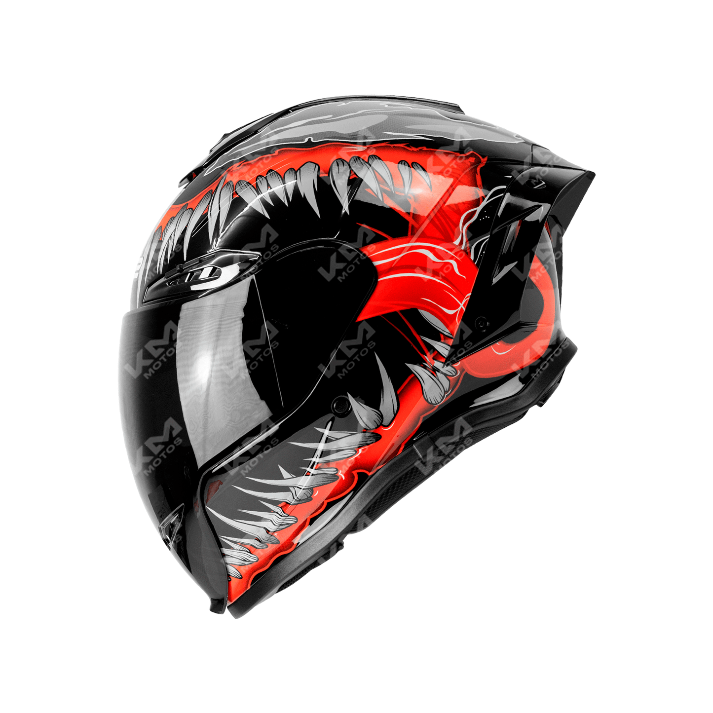 Casco Cerrado Negro Venom WLT109L DOT HS2 KMS V.N. "L" - KMMOTOSHN